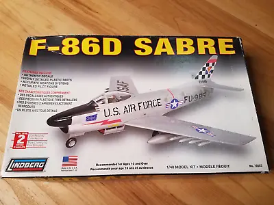 Lindberg F-86D Sabre  1/48 Boxed • $10