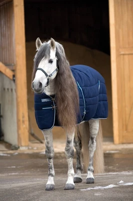 £79 • Buy Horseware Rambo Stable Rug Navy 400g 6'9