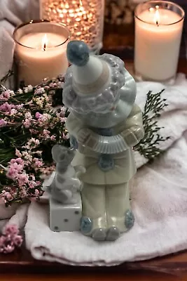 Vintage Lladro Figurine  Pierrot With Concertina  #5279  Retired Mint! • $125