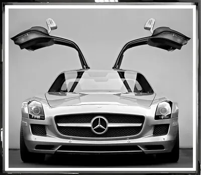 Trowbridge Gallery - 2014 Mercedes SLS Gullwing Framed Print • $744