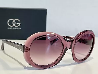 £150 • Buy OLIVER GOLDSMITH Pink AUDREY Sunglasses In Case & Box RRP £325