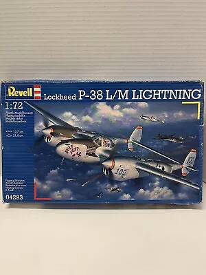 Revell 04293 Lockheed P-38 L/M Lightning 1:72. Open Box Unbuilt • $28.89