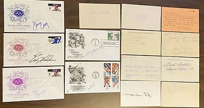 Lot Of 22 Assorted Different Olympics Autographs - Auction LOA • $109.99
