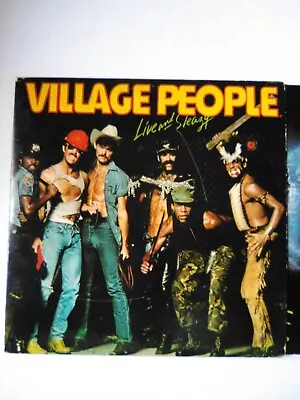 🔥VG++ VILLAGE PEOPLE  Live And Sleazy  1979 1st Press Lp 33 Vinyl Record Album  • $38