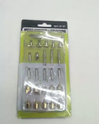 $12.03 • Buy 60W Wood Burning Pen Set Tips Stencil Solder Iron Tools Pyrography Crafts
