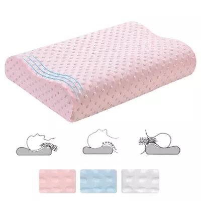 Standard Orthopedic Memory Foam Pillow Contour Neck Support Bed Pillow 20  X 12  • $17.99