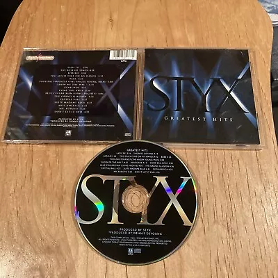 Styx - Greatest Hits CD US CRC Press Tommy Shaw Kansas Journey Boston Triumph • $1.99