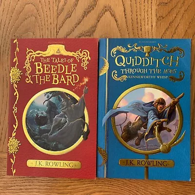 2  J.K Rowling Books The Tales Of Beedle The Bard / Quidditch Through The Ages • £6.99