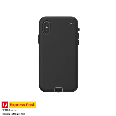 $51.95 • Buy SPECK PRESIDIO SPORT Phone Case FOR IPHONE X/XS - BLACK/GREY - Express Post