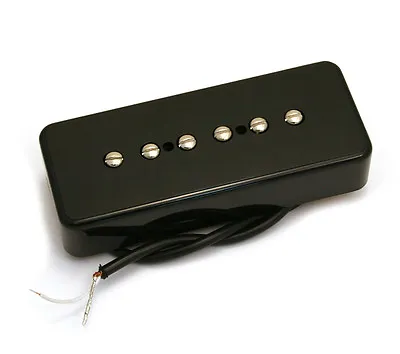 Black Soapbar P90 Style Bridge Guitar Pickup For Gibson/Epiphone® PU-P9S-BB • $15