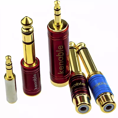 Pro Metal Premium Adapters 2.5/Headphone 3.5/Big 6.35mm(1/4)/RCA & Jack Phono • £4.67