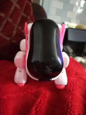 £4.99 • Buy Electronic Robot Pink And White Walking Talking Dog Fully Functional