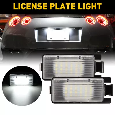 1 Pair LED License Plate Light For 2009-2012 NISSAN SENTRA CUBE GT-R (R35) 6000K • $14.99