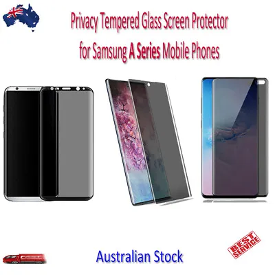 Privacy Anti-Spy Tempered Glass Screen Protector For Samsung Galaxy A Series  • $9.99