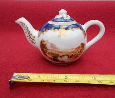 Vintage Miniature Teapot Porcelain Art Collectable Decorative Display Tea Pot • $6.16