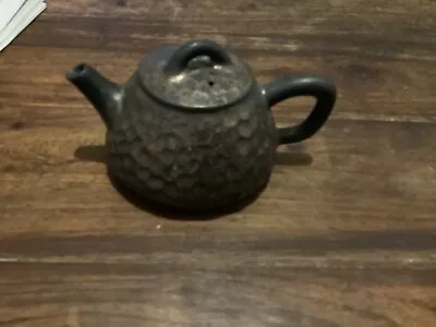 Chinese Yixing Teapot With Shiny Gold Effect • £30