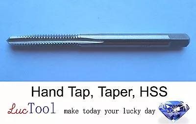 10-32 UNF Hand Tap Taper GH3 Limit 4 Flute HSS Taper Chamfer Bright Screw Thread • $6.99