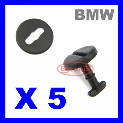 BMW 3 5 7 Series E36 E46 E38 E39 - Floor Mat Lock Clips Plastic Turn Pin X 5 • $5.53