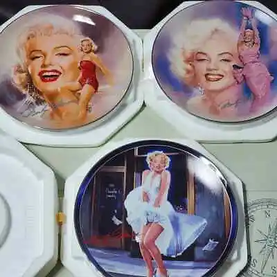 Marilyn Monroe Porcelain Collector Plate Lot Of 3 Bundle # 1 Bradford Exchange • $19.99