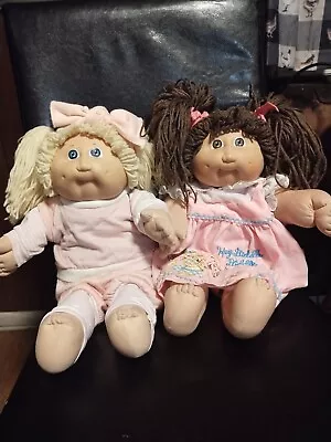 Two 1995 Vintage Cabbage Patch Girl Dolls Lot   • $33