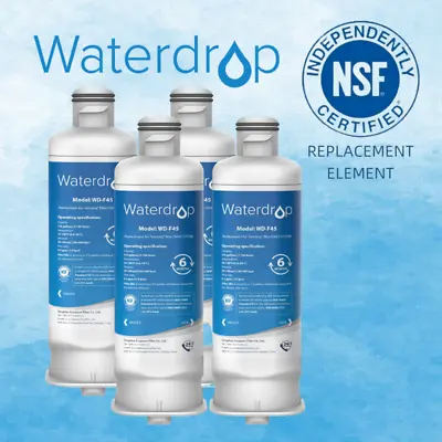 Waterdrop DA97-17376B Replacement For Samsung Refrigerator Water Filter 4 Pack • $33.29