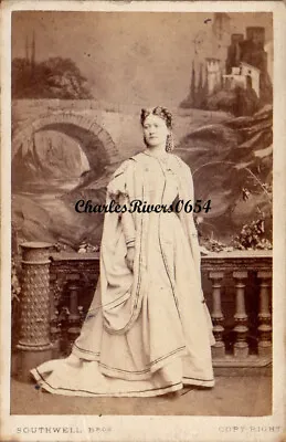 Cdv Named Actress Kate Terry By Southwell London Victorian Antique Photo • £27.50