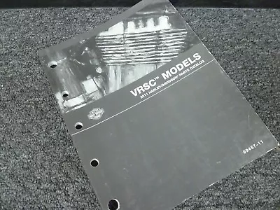 $49.76 • Buy 2011 Harley Davidson VRSCF V-Rod Muscle Motorcycle Parts Catalog Manual