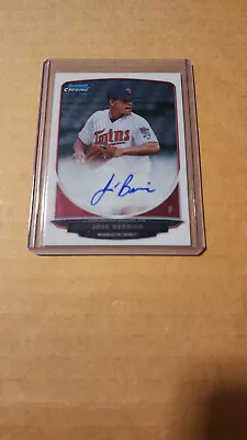 Jose Berrios 2013 Bowman Chrome Rookie Auto Autograph Worth $60 • $10