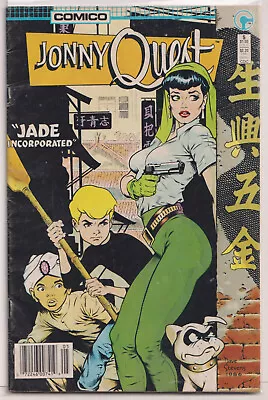 $15 • Buy Jonny Quest 5 VG+ 4.5 Comico 1986 Dave Stevens Jezebel Jade Newsstand