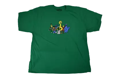 Sesame Street Mens Oscar The Grouch Big Bird Grover Elmo Shirt New M 2XL • $9.99