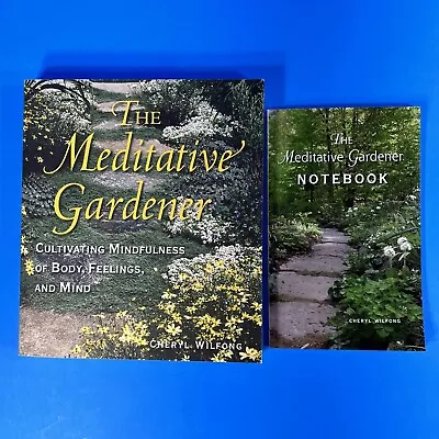 The Meditative Gardener Book & Notebook By Cheryl Wilfong Trade Paperback Book • $4.55