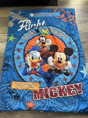 Disney Flight 1928 Mickey And Friends Toddler Bed Comforter • $10