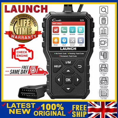 Toyota IQ Car Diagnostic Code Reader Scanner Tool Reset Engine Fault CR529 NEW • $74.61