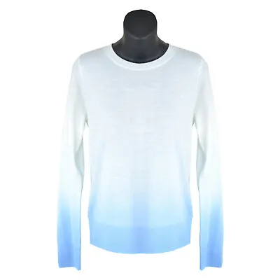 £9.95 • Buy NEW  Womens TU  White /  Blue Dip Dye Round Neck Jumper Size 8-22