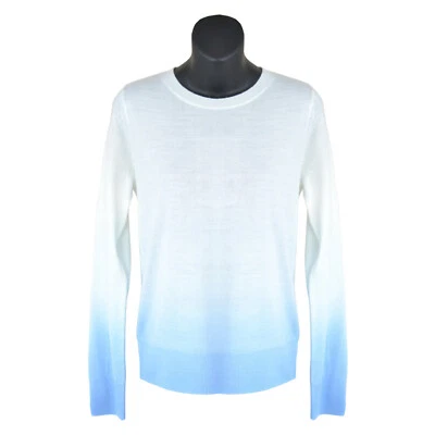£9.95 • Buy NEW  Womens TU  White /  Blue Dip Dye Round Neck Jumper Size 8-22