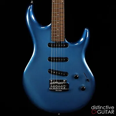 Brand New Ernie Ball Music Man Luke 4 Sss  Steve Lukather Sig.  Diesel Blue • $3199