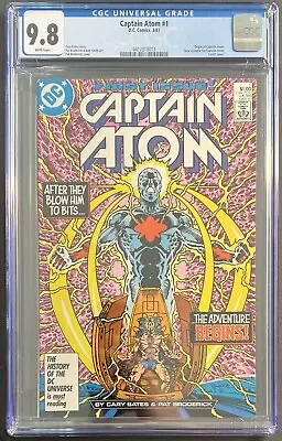 Captain Atom #1 CGC 9.8 WHITE PAGES! ORIGIN ISSUE! 1ST DC ISSUE! 🔥🔑 • $199.99