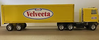 Vintage ERTL Kraft Velveeta Cheese Cab Over Semi Truck Tractor Trailer • $19.99