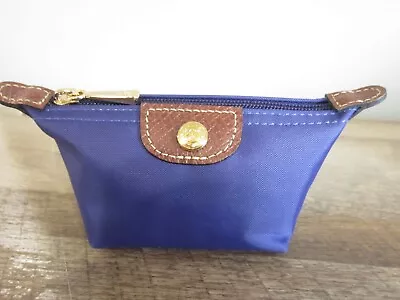 Longchamp Le Pliage Coin Purse Wallet Amethyst Great Gift HTF 17 • $68