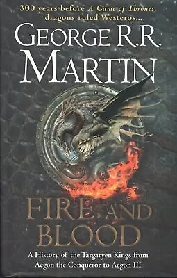 George R. R. Martin SIGNED Fire And Blood Game Of Thrones House Of The Dragon • £54.99
