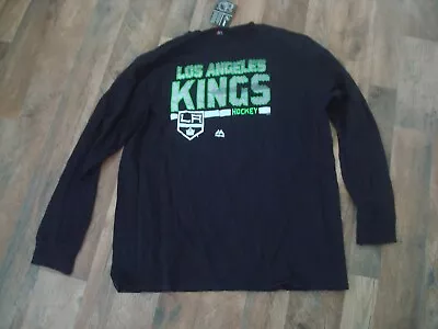 NHL Los Angeles Kings Hands High Mens Black Long Sleeve Shirt ￼￼Men's XL NEW! • $9.75