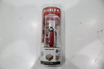 Diablo Router Bit 1/4  Shank  Flush Trim 2 Flute 1/2  Diameter • $39