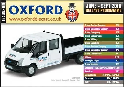 £1.75 • Buy Oxford Diecast 48 Page Pocket Catalogue June To September 2018 Release Schedule