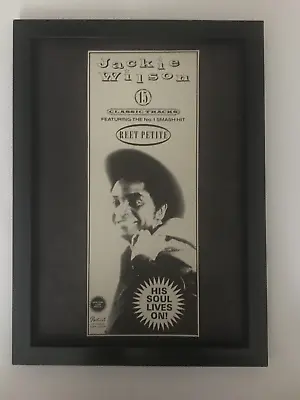 JACKIE WILSON-Reet Petite-Framed Original Advert • £13.99