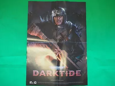 Gw White Dwarf Exclusive 40k Darktide A3 Poster. Yellow 1167 • £4.98