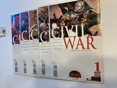 Civil War #1-5 2015  Full Run Secret Wars Tie In Soule Yu Marvel • $11.88