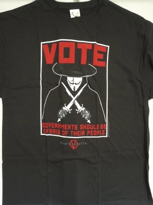 $15 • Buy V For Vendetta Licensed T-Shirt XL X-Large