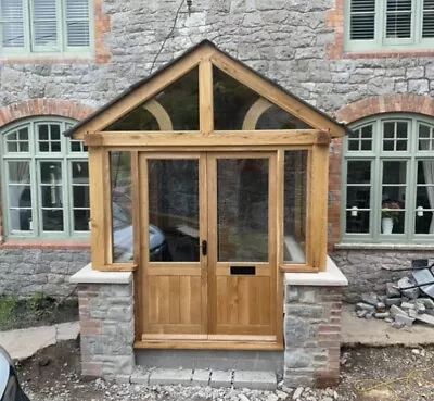 Oak Glazed Porch Kits  Bespoke Green Oak • £8250