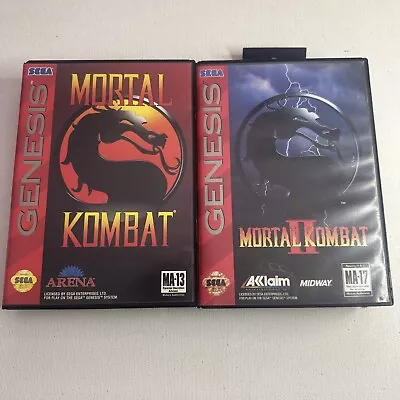 Mortal Kombat 1 CIB COMPLETE + Mortal Kombat 2 CIB COMPLETE • $49.99