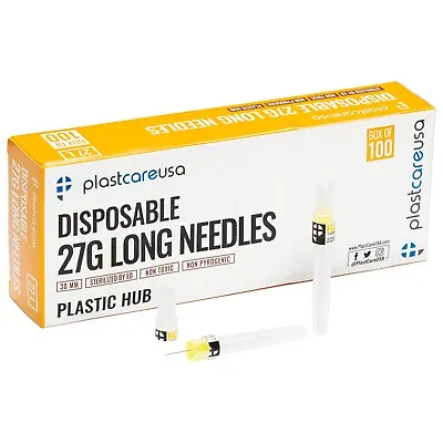 200 27G Long 30mm Disposable Dental Needles In Perforated Box (2 Box Of 100) • $19.99